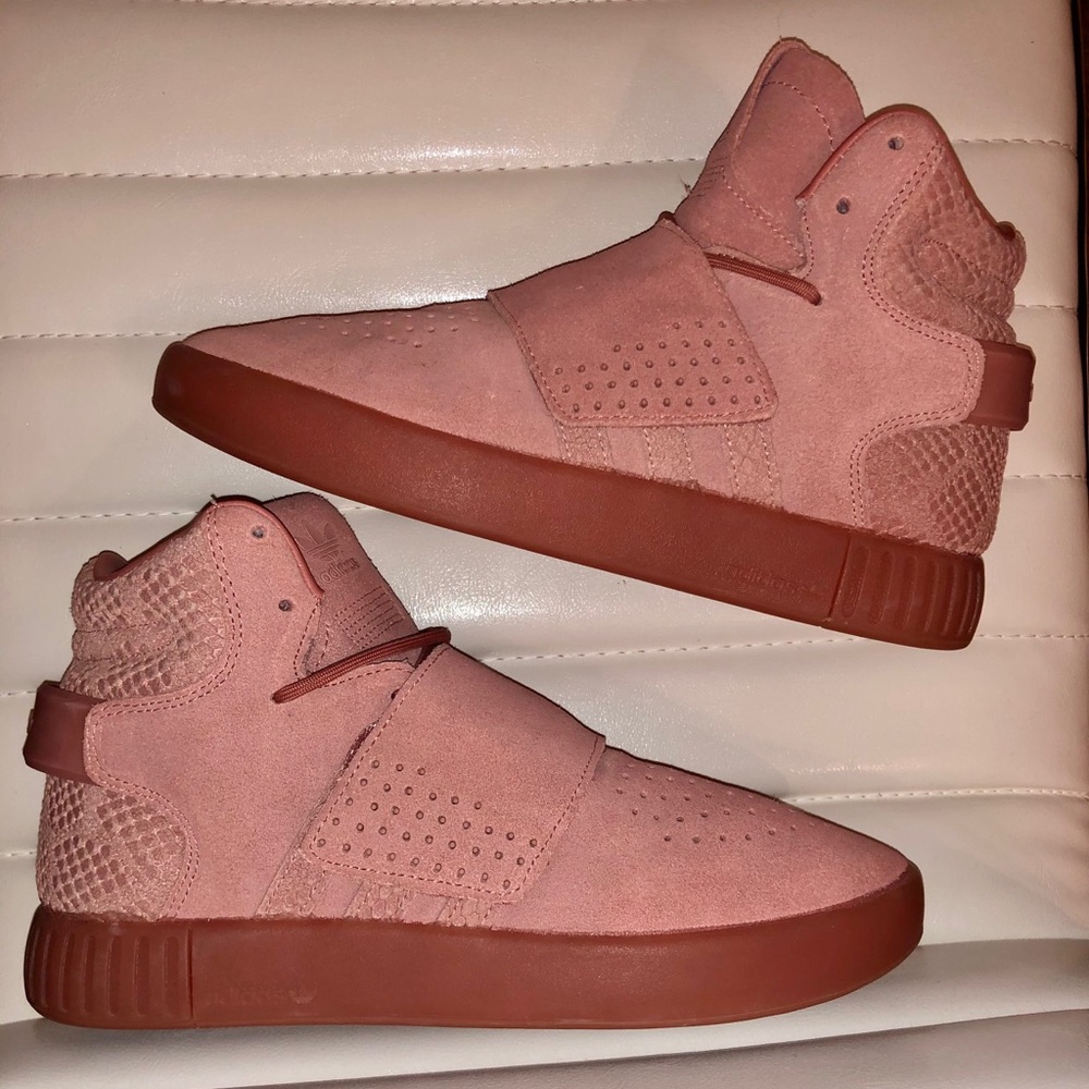 Adidas Originals Tubular Invader Strap- Raw Pink